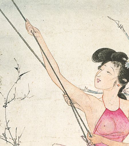 梅河口-胡也佛的仕女画和最知名的金瓶梅秘戏图